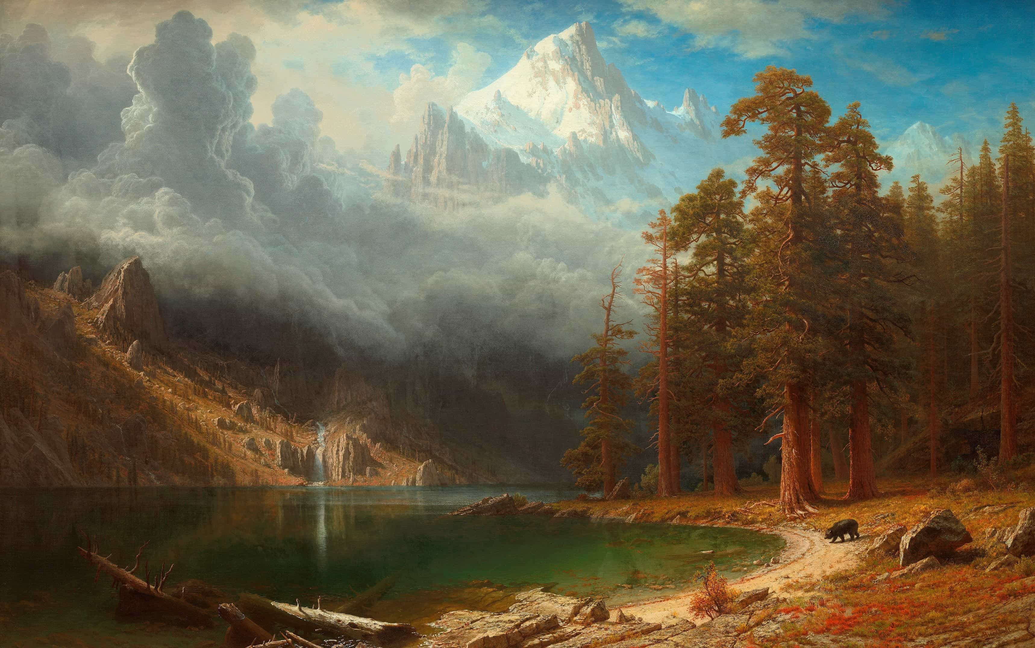 《コーコラン山》 アルバート・ビアシュタット 1877年